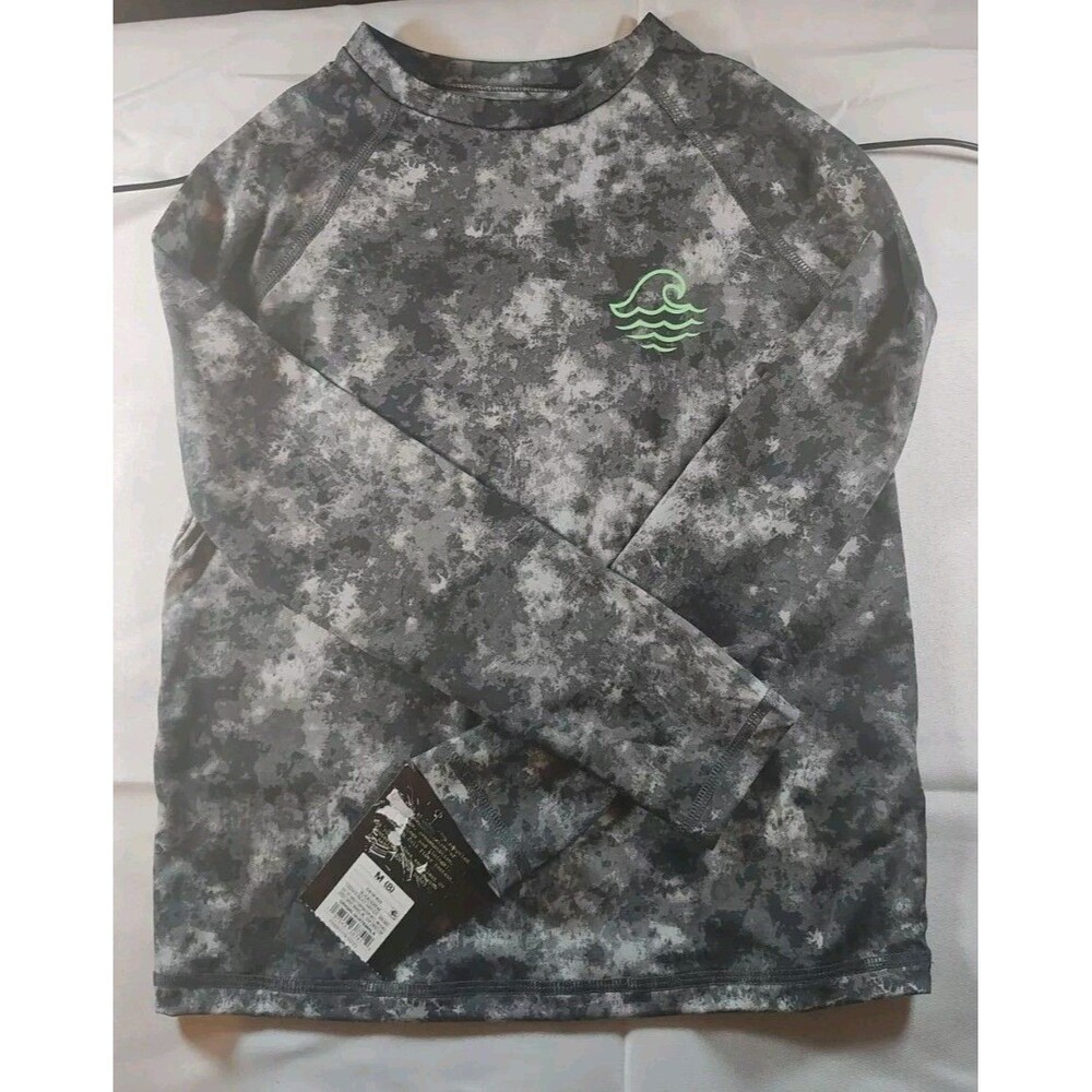 Art Class Girls Black Camo Long Sleeve Shirt Medium Size 8